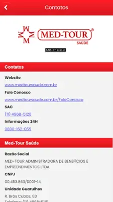 Med-Tour Saúde android App screenshot 0